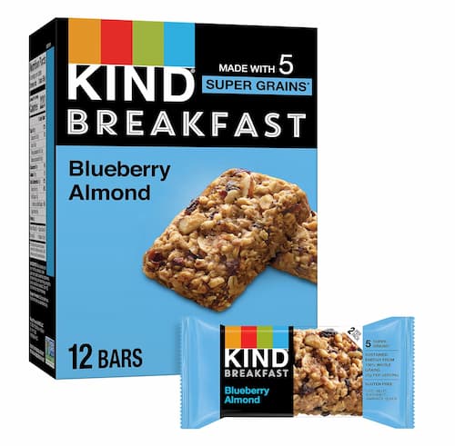 Kind Breakfast Blueberry Almond Bars