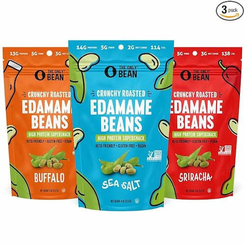 The Only Bean Crunchy Dry Roasted Edamame Beans