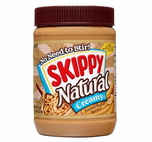 Skippy Natural Peanut Butter, Creamy, 26.5 oz