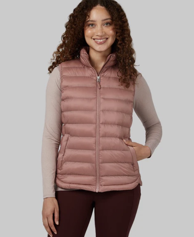 WOMEN'S LIGHTWEIGHT POLY-FILL PACKABLE VEST