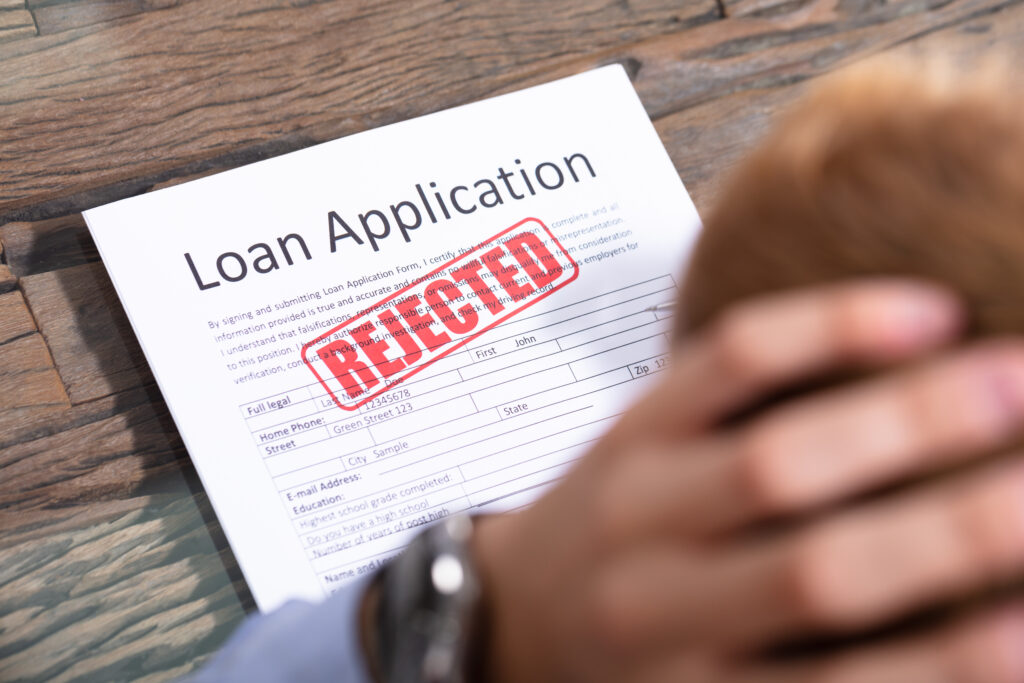 “Rejected” stamped on a loan application | What to do if your loan is denied