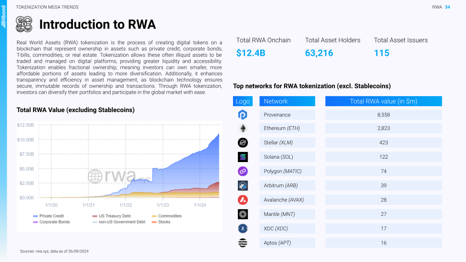 RWAs became a key trend in tokenization during 2024